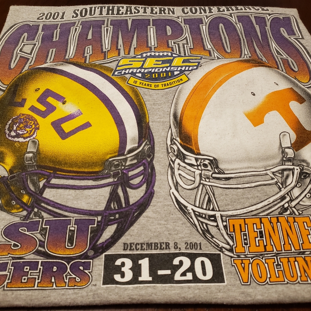 2001 southeastern conference Champions shirt